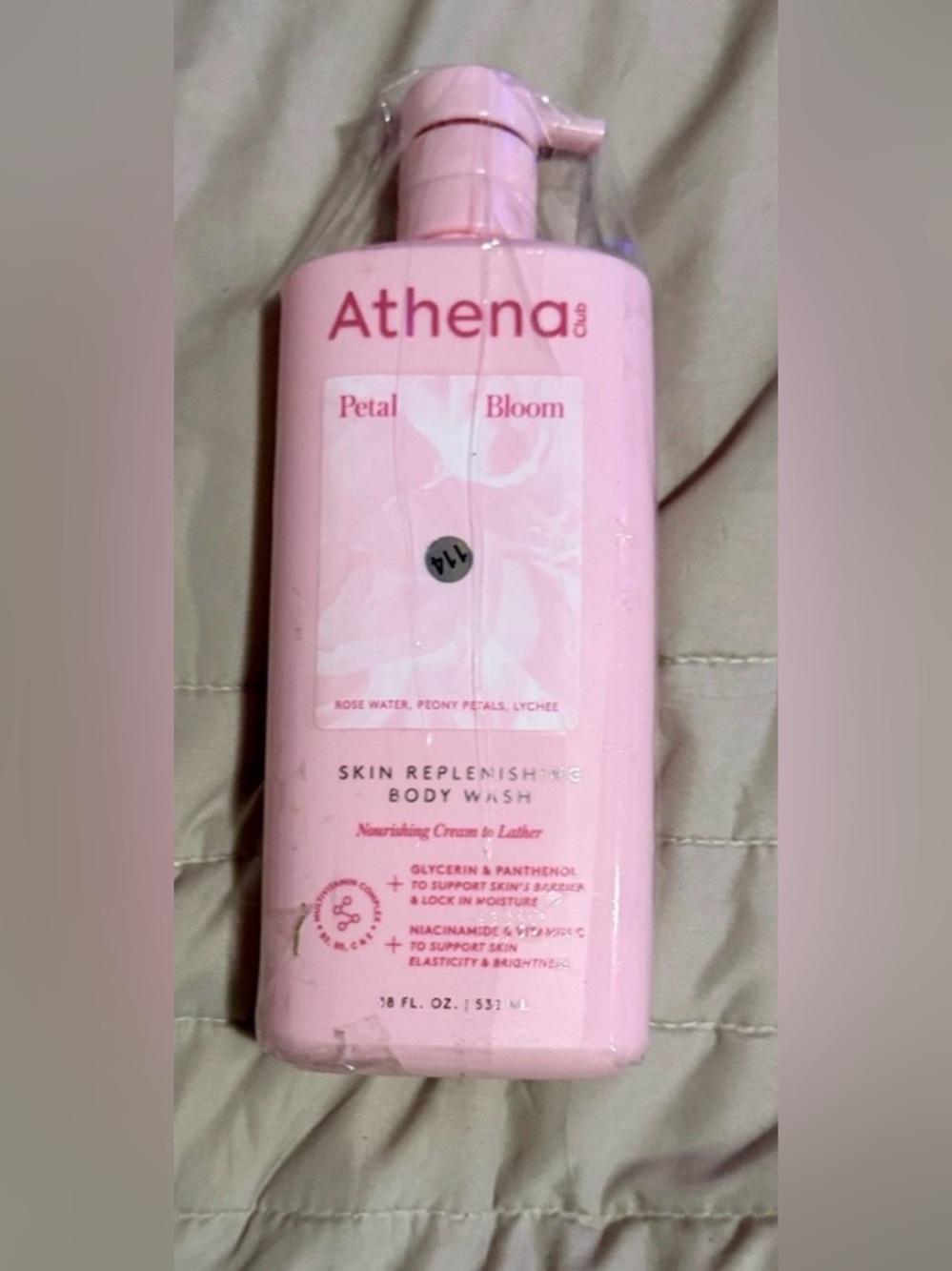 Athena New York Petal Bloom Skin Replenishing Body Wash - Pink